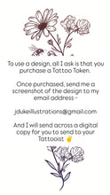 Load image into Gallery viewer, Tattoo Token