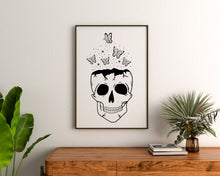 Load image into Gallery viewer, Butterfly Skull