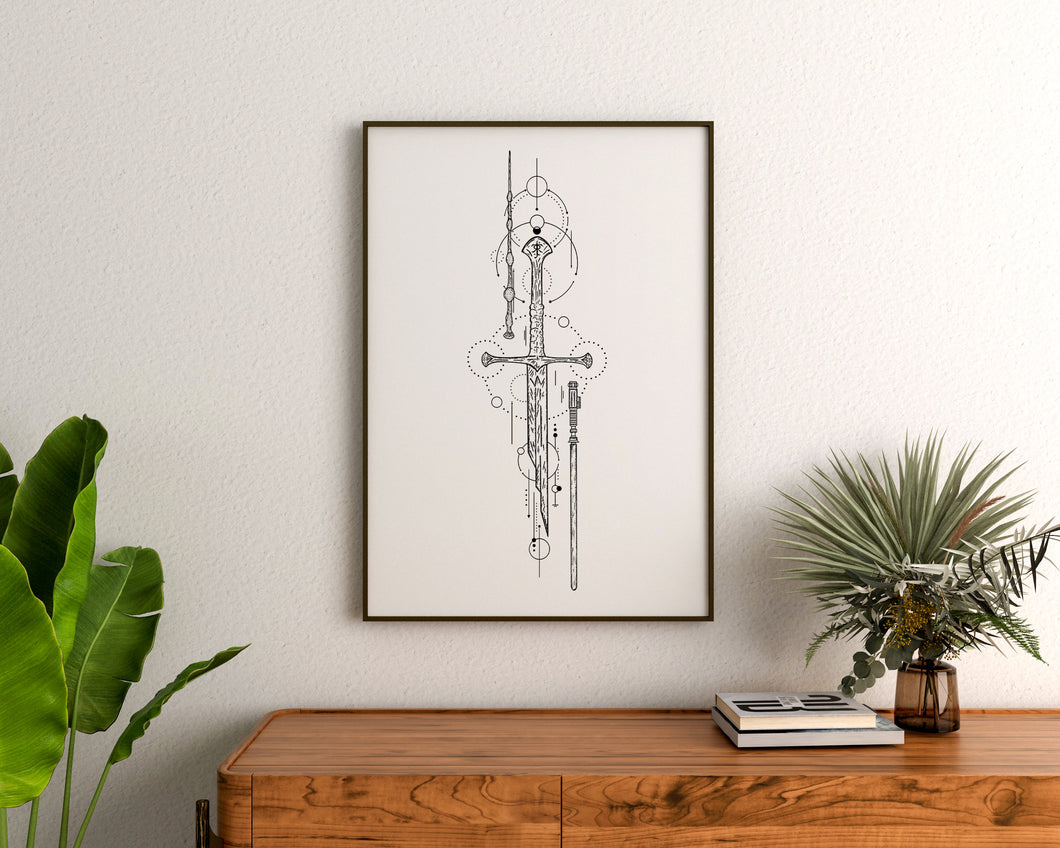 Lord of The Rings, Harry Potter & Star Wars - Combo Design 8