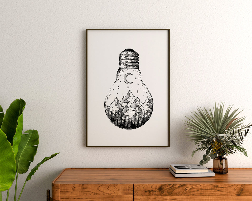 Mountain Lightbulb