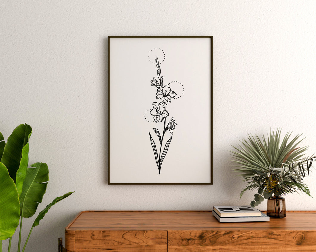 August Birth flower - Gladioli