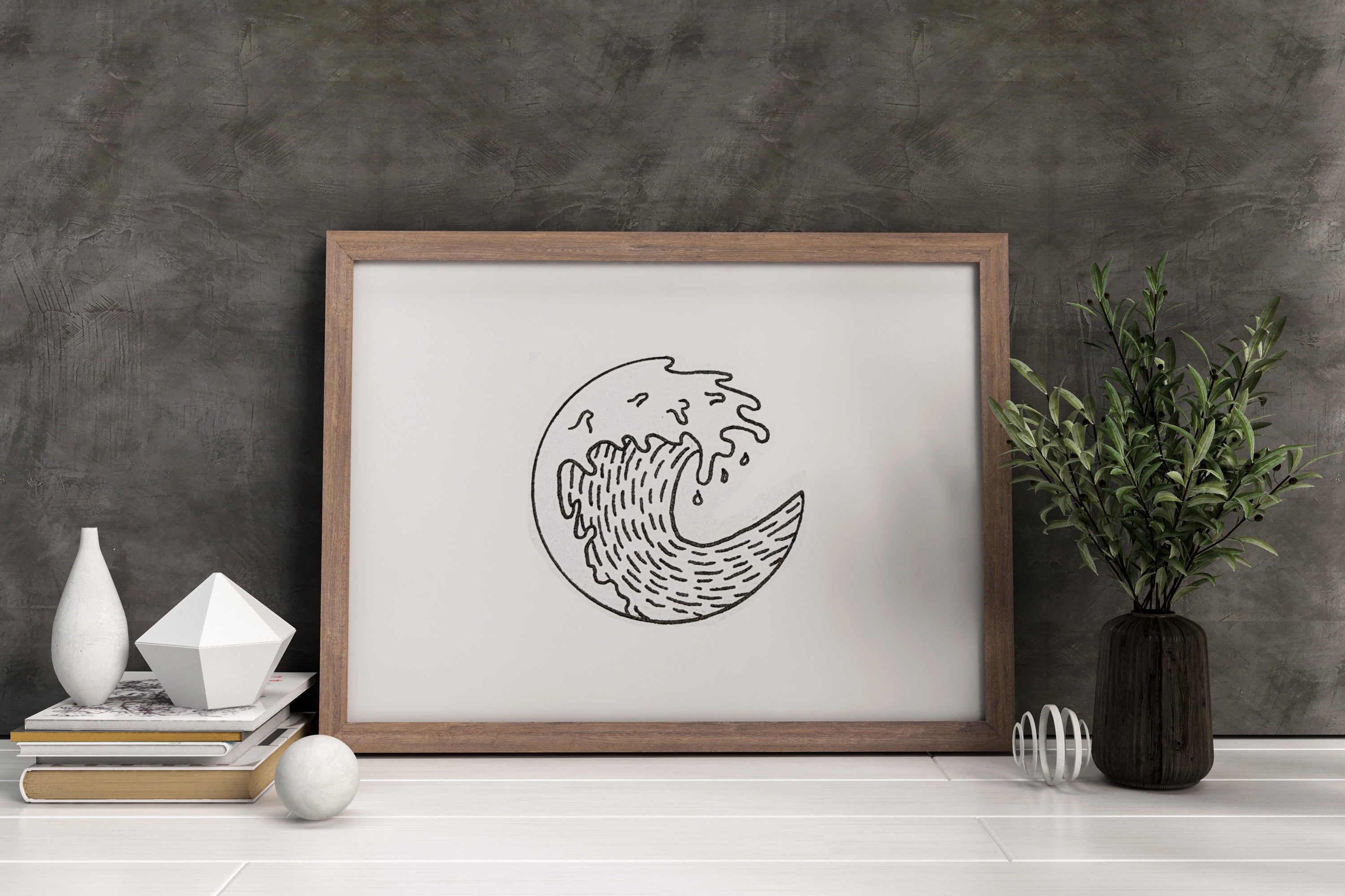 Pisces - Circular Wave – JD Illustrations Ltd