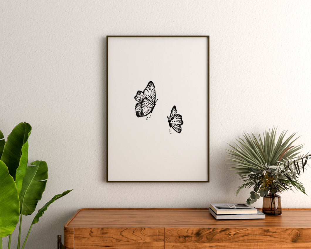 Two Tiny Butterflies