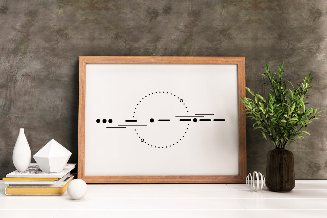 STAY Morse Code - Interstellar