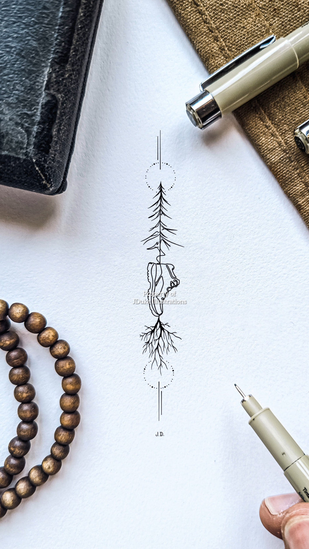 Nature's Line 31 (walking boot) – JD Illustrations Ltd