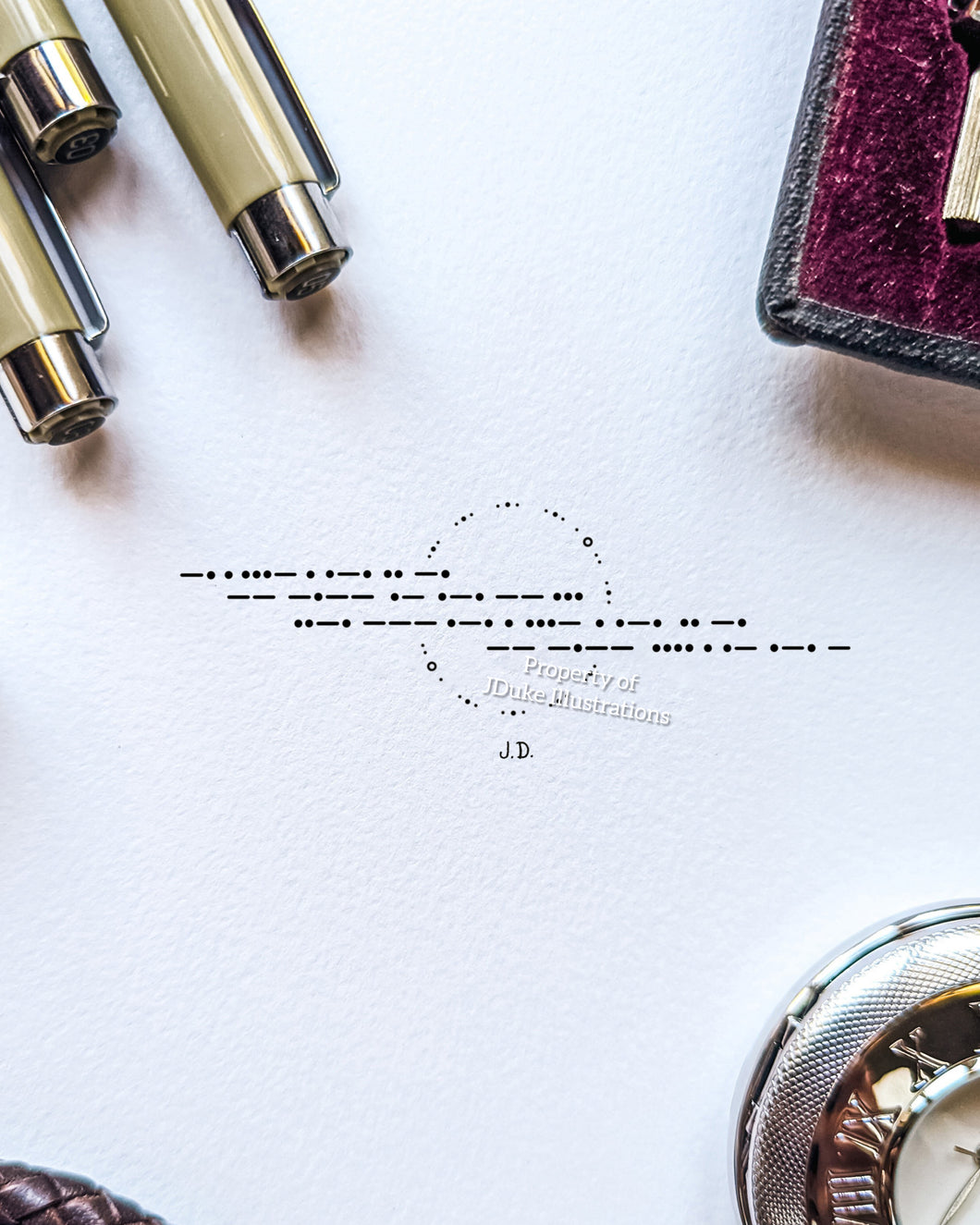 Never in my Arms Forever in my Heart - Morse Code