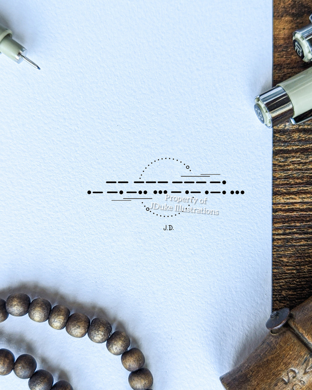 Moon and Stars - Morse Code