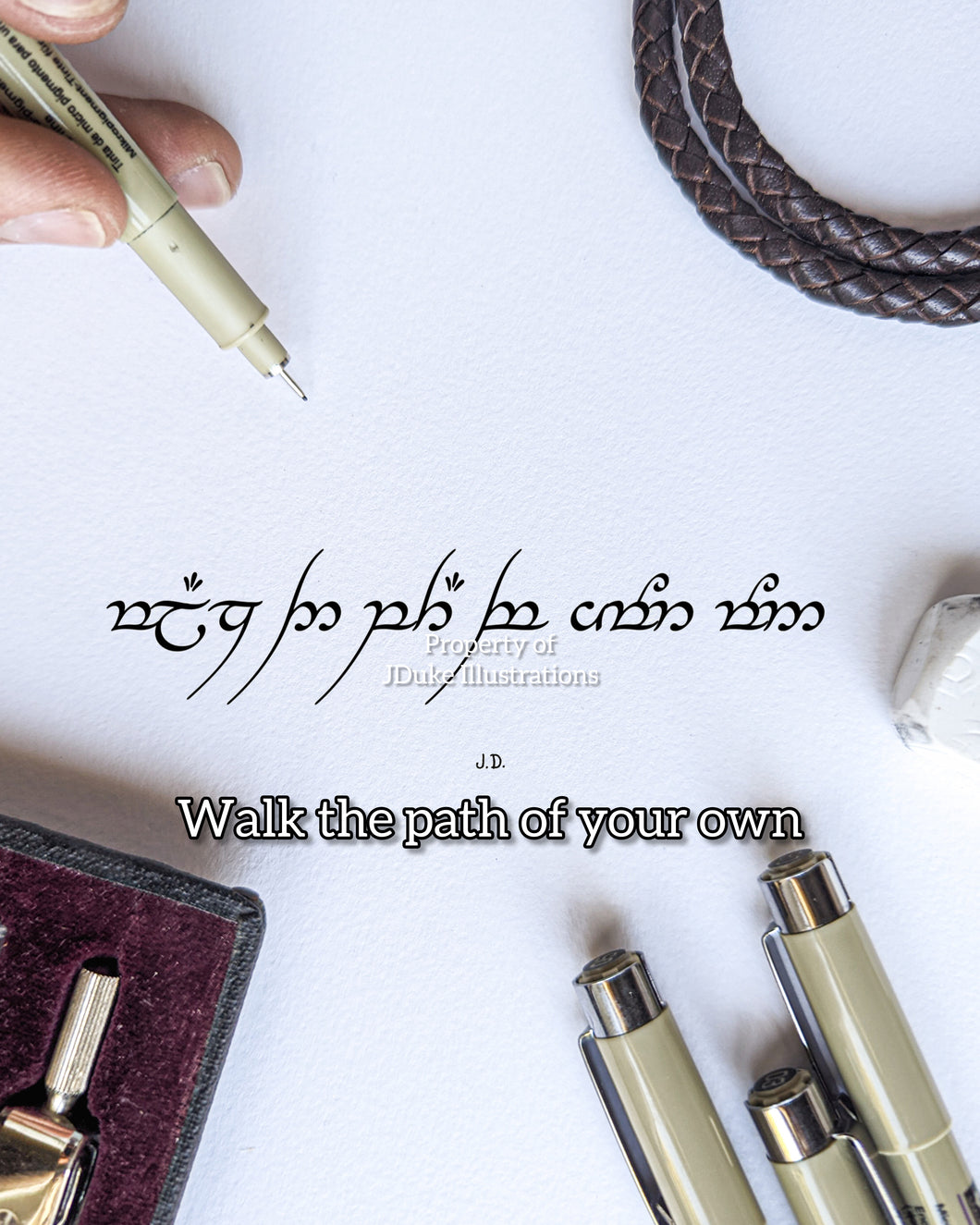 Walk the path of your own - Elvish