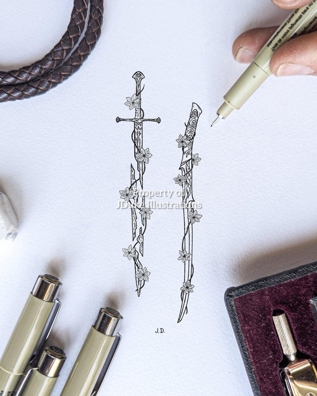 Matching Swords - Narsil & Hadhafang (Arwen) - Lord of The Rings