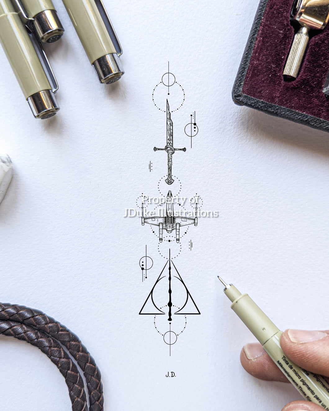 Lord of The Rings, Star Wars & Harry Potter  - Combo Design 30