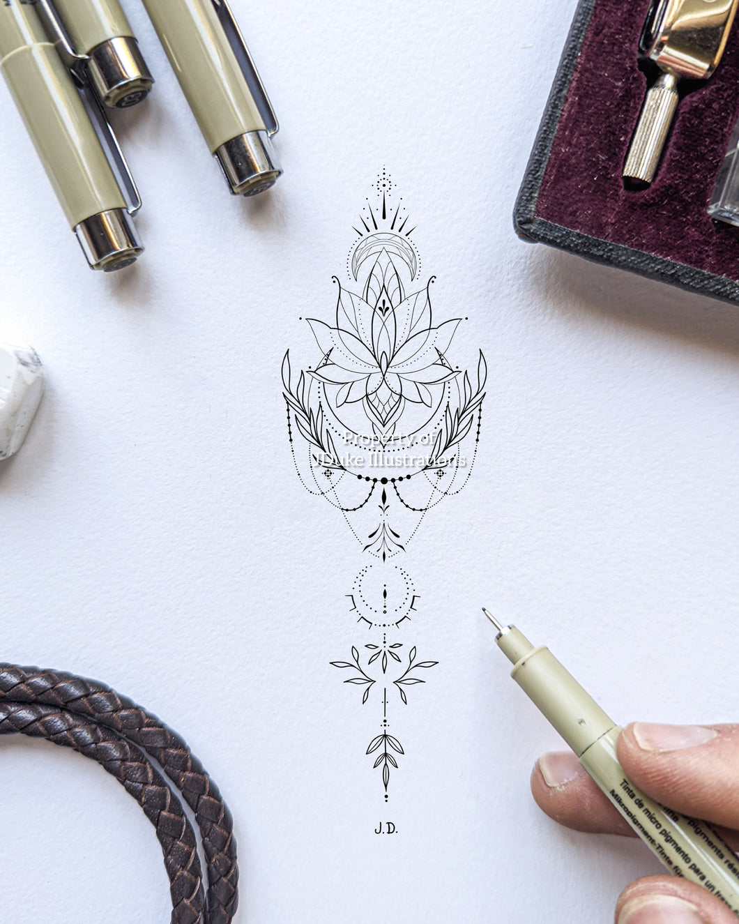 Crescent Moon Lotus
