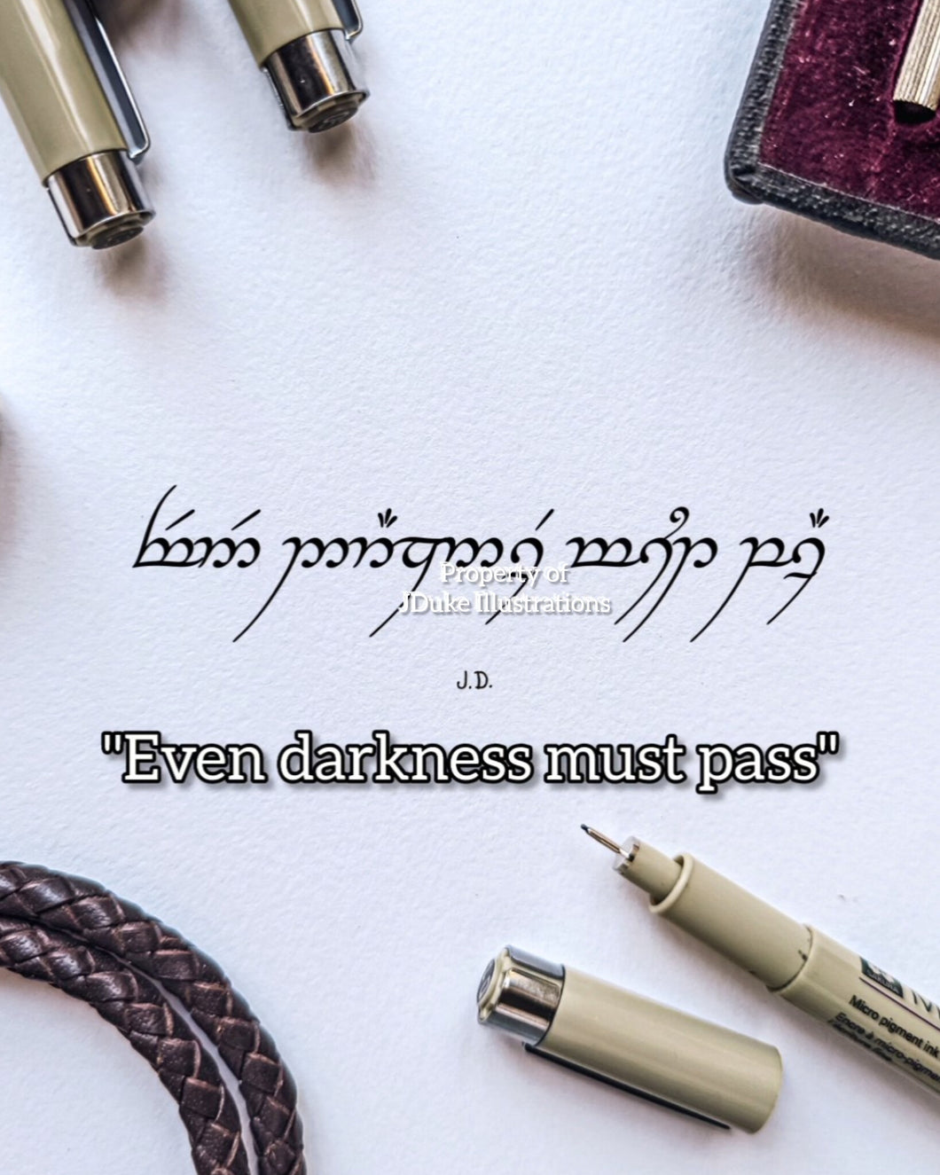 Even darkness must pass - Elvish