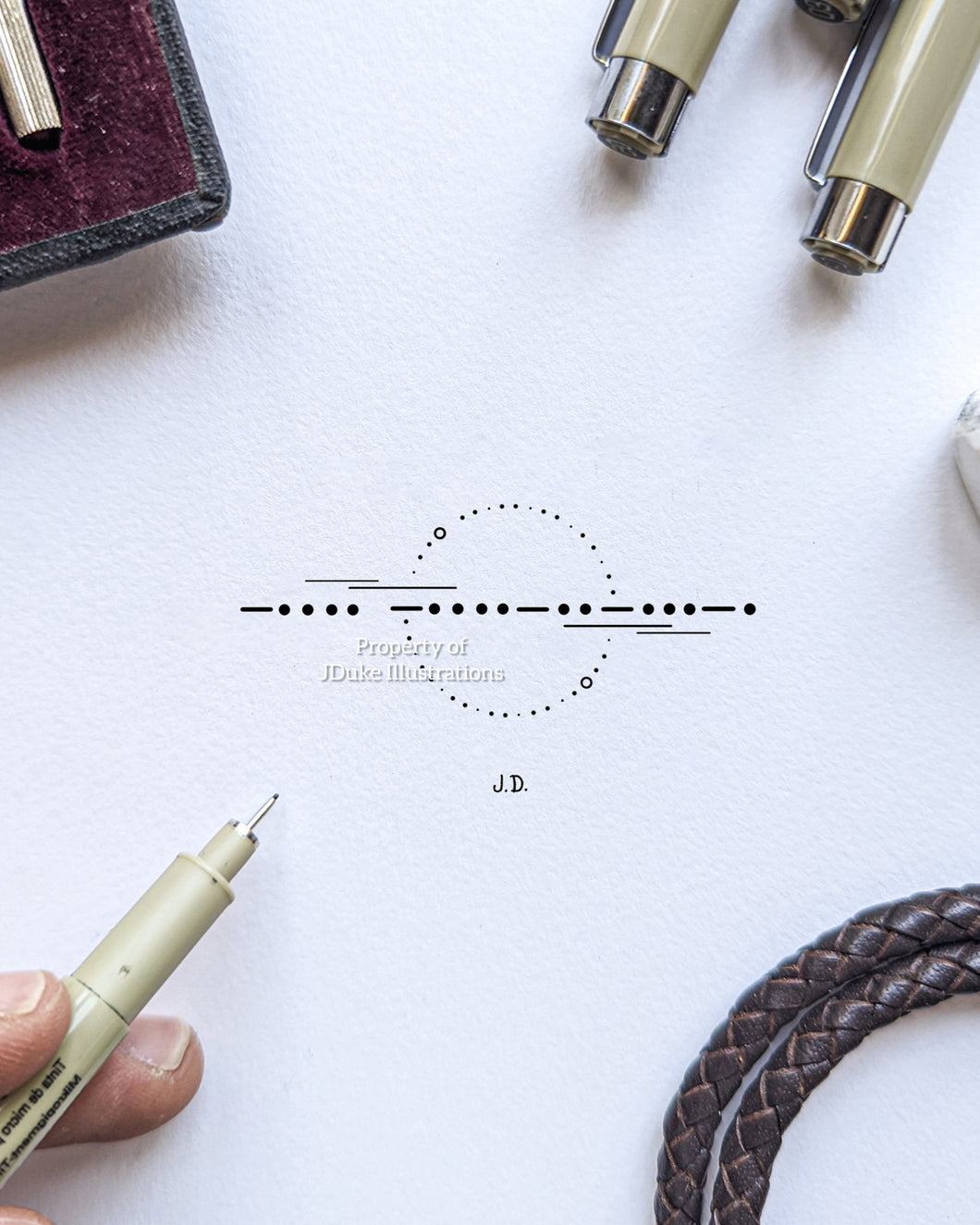 Be brave (Morse Code)