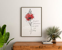Load image into Gallery viewer, Red Poppy - Lest We Forget - Remembrance
