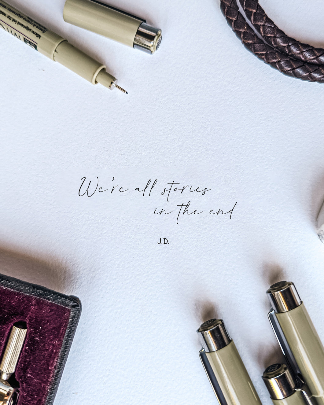 We're all stories in the end - Doctor Who
