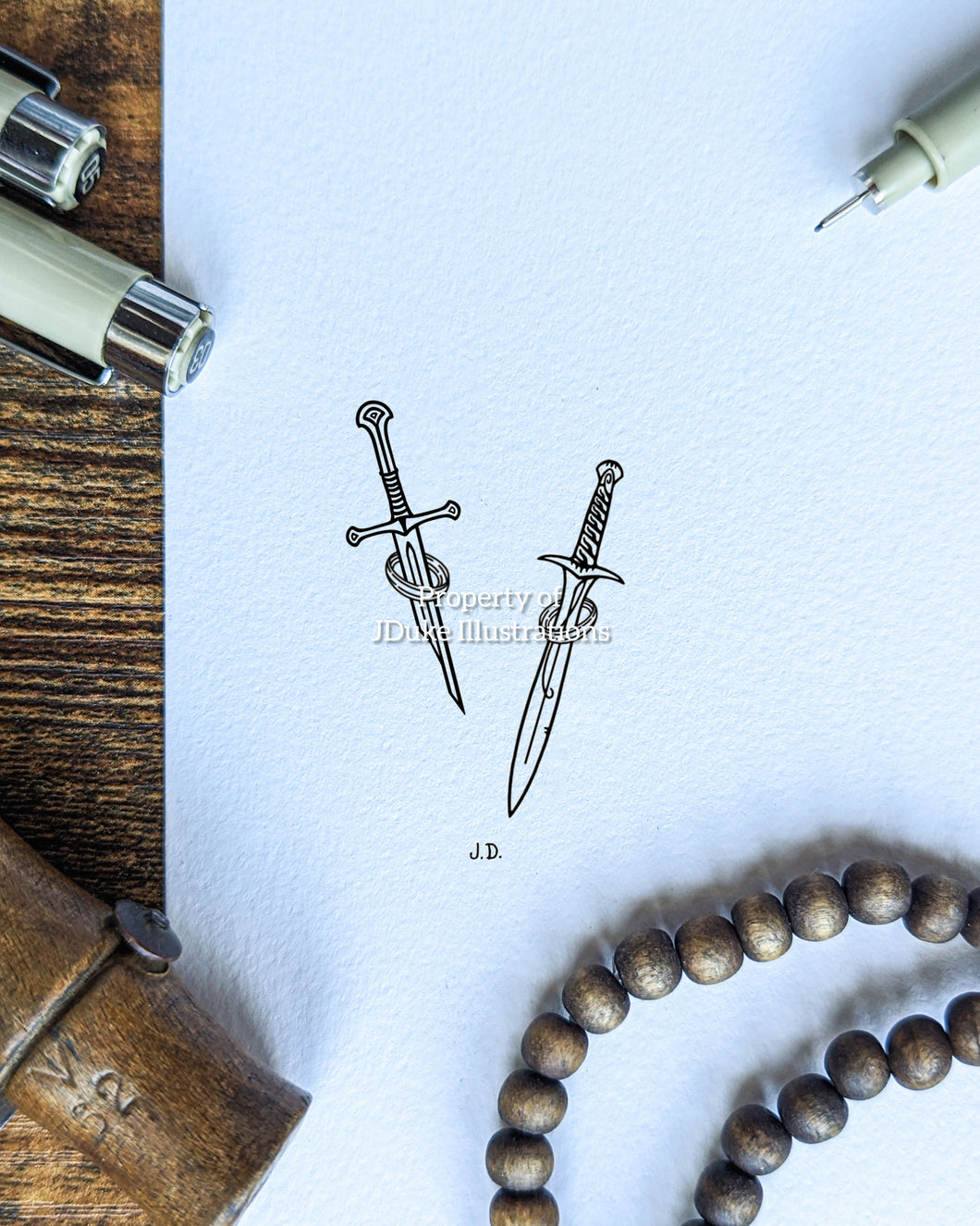 Matching Swords - Narsil & Sting - Lord of The Rings