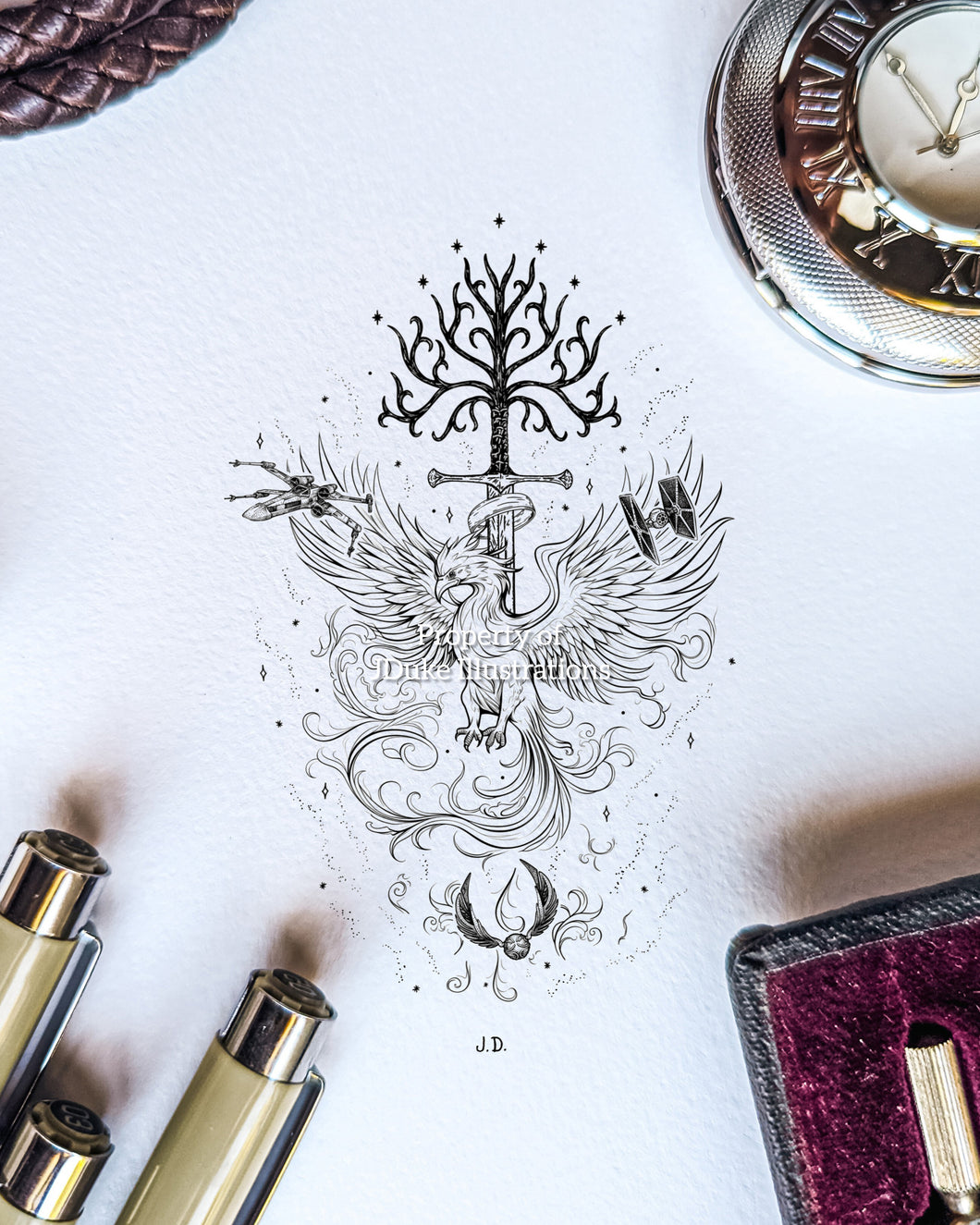 Lord of The Rings, Star Wars & Harry Potter  - Combo Design 28