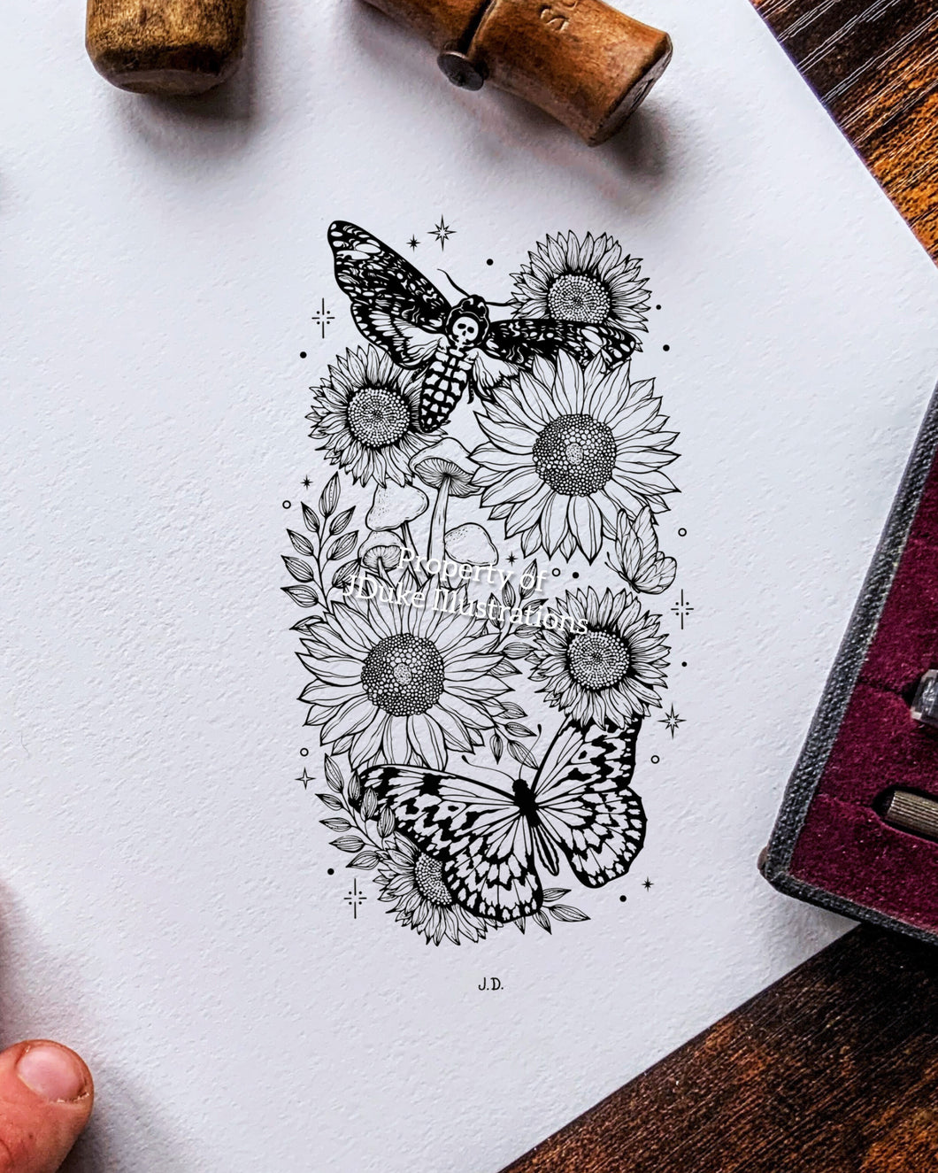 Whimsical Sunflowers